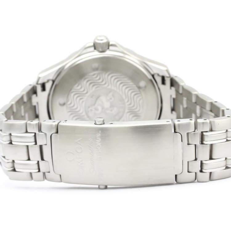 Pre Owned Omega White Stainless Steel Seamaster Professional 300M Quartz 2542.20 Men's Wristwatch 41 MM