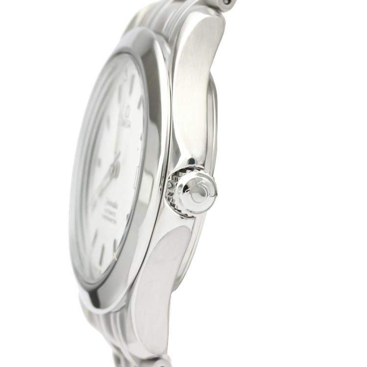 Pre Owned Omega Silver Stainless Steel Seamaster 2501.21 Automatic Men's Wristwatch 36 MM