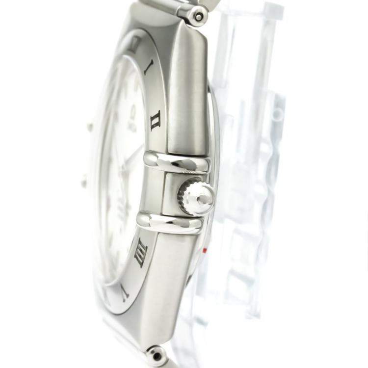 Pre Owned Omega MOP Stainless Steel Constellation Ruby LTD Edition 1516.76 Men's Wristwatch 36 MM