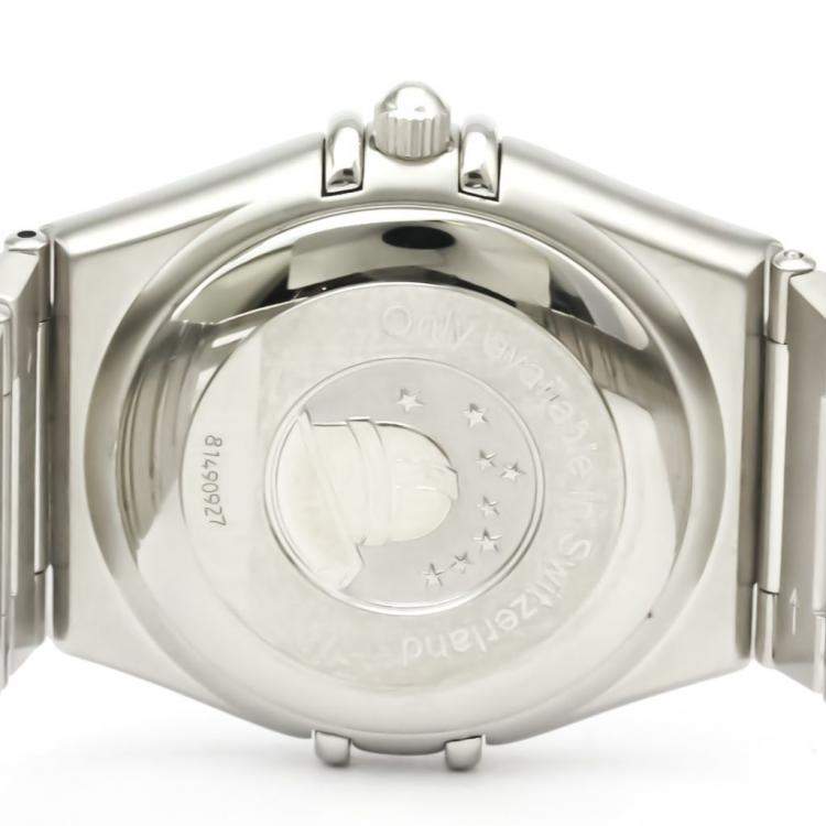 Pre Owned Omega MOP Stainless Steel Constellation Ruby LTD Edition 1516.76 Men's Wristwatch 36 MM