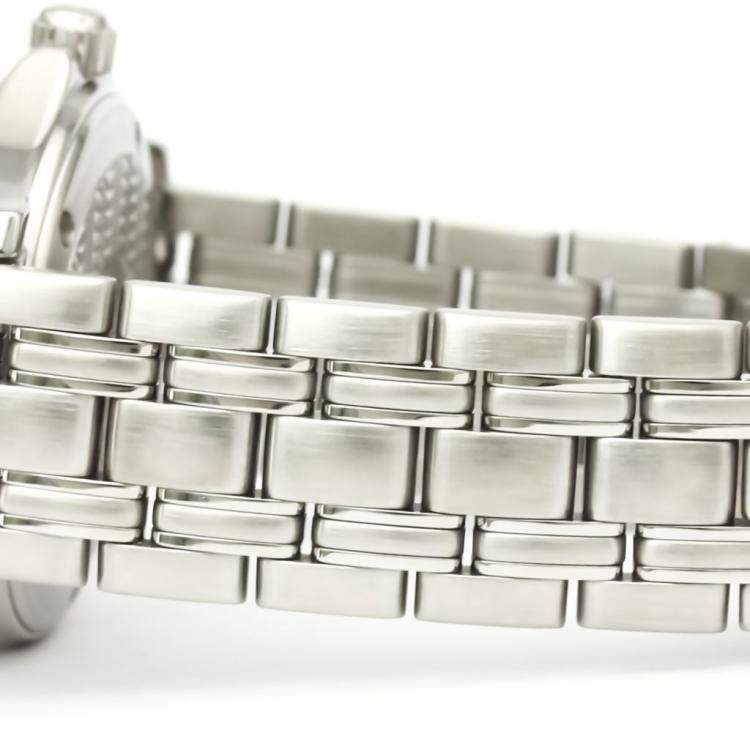 Pre Owned Omega Black Stainless Steel Seamaster 120M Quartz 2511.50 Men's Wristwatch 36 MM