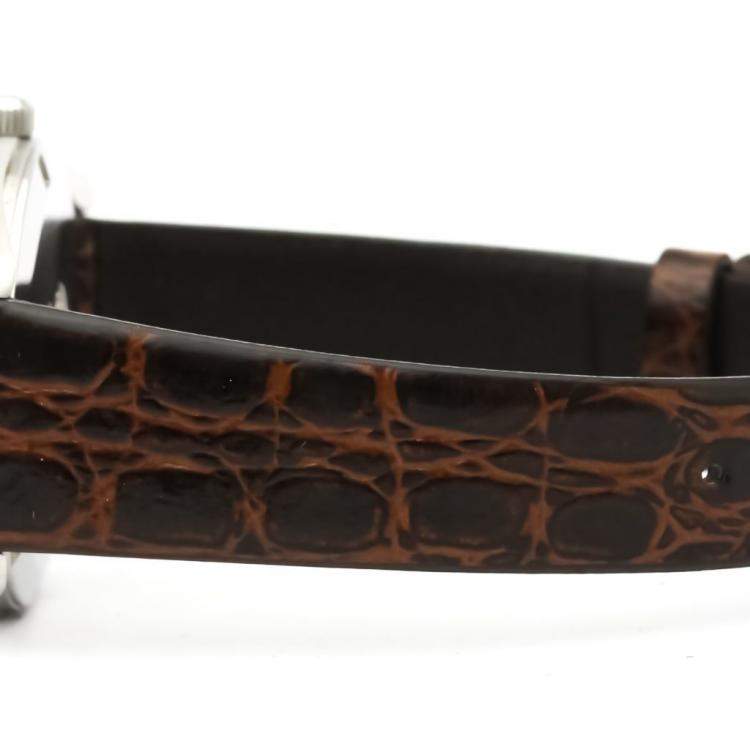 Pre Owned Omega Silver Stainless Steel Seamaster Date Cal 1012 Vintage Automatic 166.0167 Men's Wristwatch 36 MM