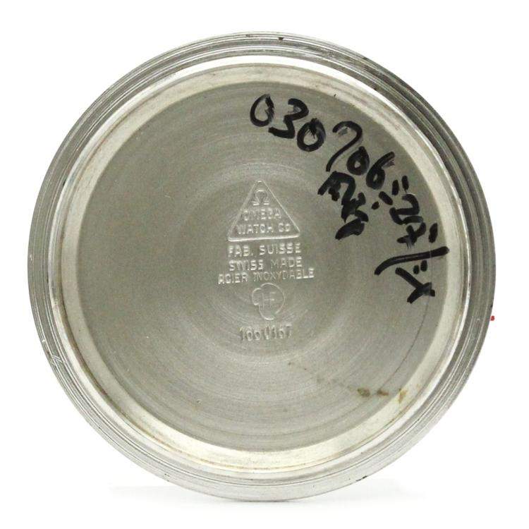 Pre Owned Omega Silver Stainless Steel Seamaster Date Cal 1012 Vintage Automatic 166.0167 Men's Wristwatch 36 MM