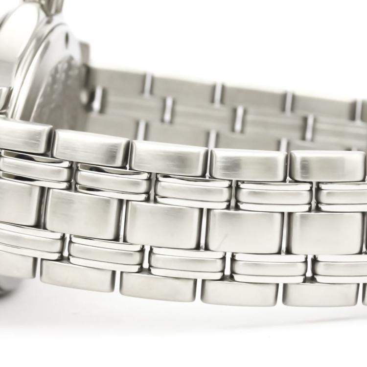 Pre Owned Omega Blue Stainless Steel Seamaster 120M Chronometer Automatic 2501.80 Men's Wristwatch 36 MM