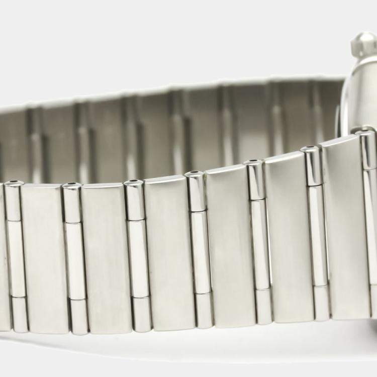 Pre Owned Omega Black Stainless Steel Constellation 2000 Year Limited Automatic 1504.50 Men's Wristwatch 35 MM