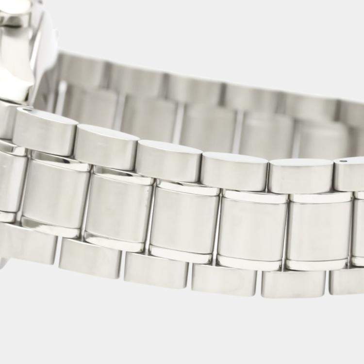 Pre Owned Omega Black Stainless Steel Speedmaster Date 3513.50 Automatic Men's Wristwatch 39 MM