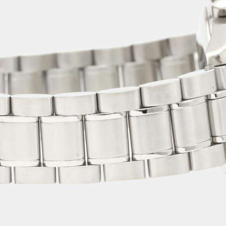 Pre Owned Omega Black Stainless Steel Speedmaster Date 3513.50 Automatic Men's Wristwatch 39 MM