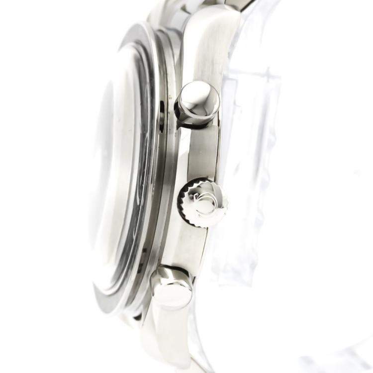 Pre Owned Omega Black Stainless Steel Speedmaster Automatic 3510.50.00 Men's Wristwatch 39 MM