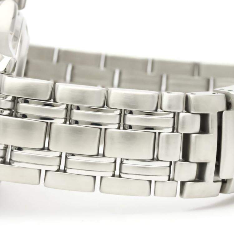 Pre Owned Omega Blue Stainless Steel Seamaster 2552.80.00 Men's Wristwatch 36 MM