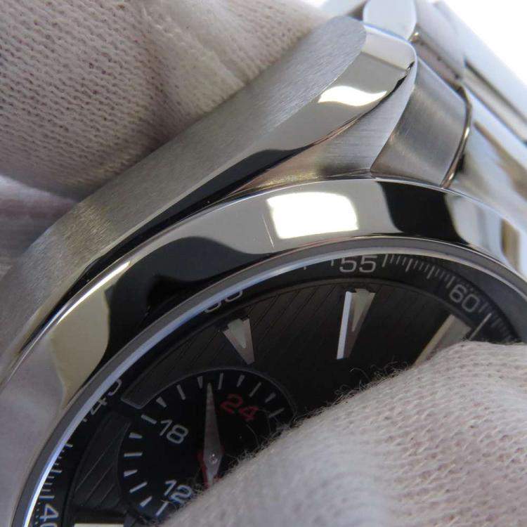 Pre Owned Omega Grey Stainless Steel Seamaster GMT Chrono 231.10.43.52.06.001 Men's Wristwatch 43 mm