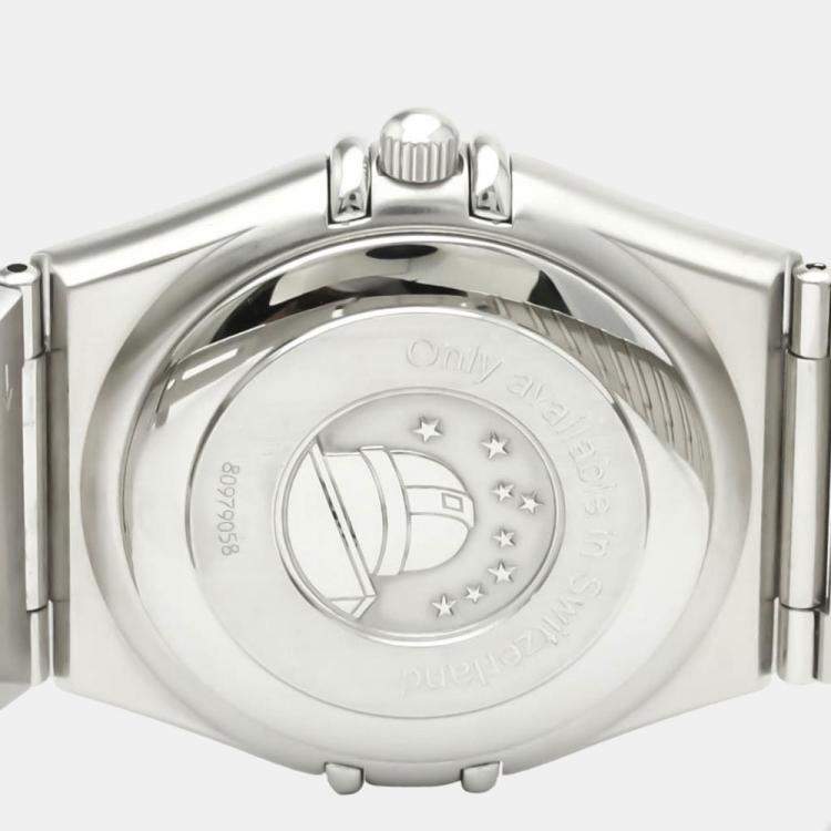 Pre Owned Omega MOP Stainless Steel Constellation Ruby LTD Edition 1516.76 Men's Wristwatch 36 mm