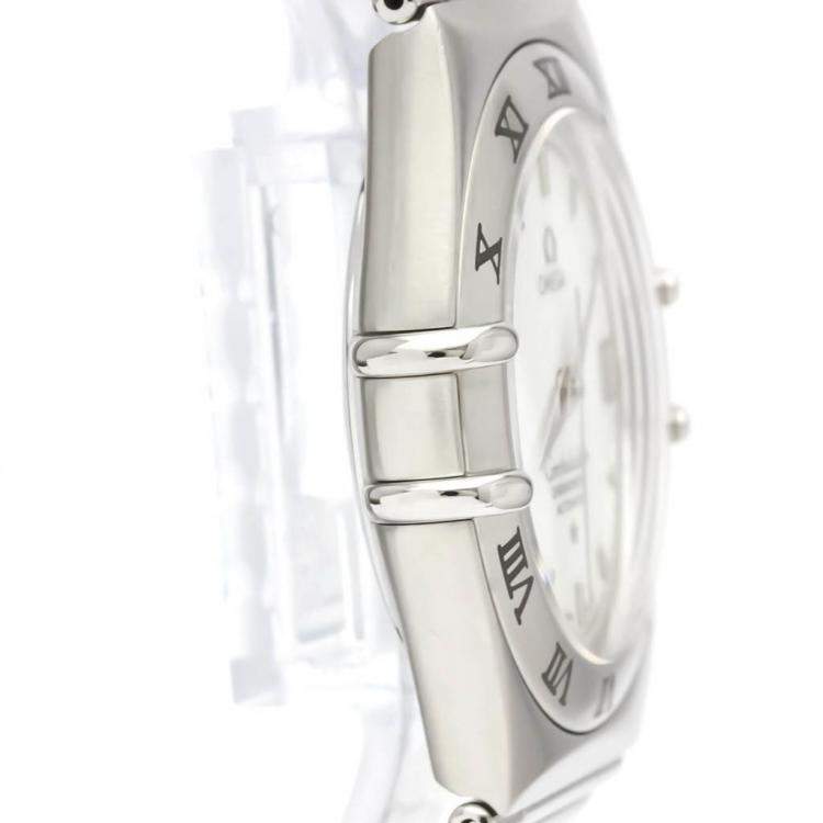 Pre Owned Omega MOP Stainless Steel Constellation Ruby LTD Edition 1516.76 Men's Wristwatch 36 mm