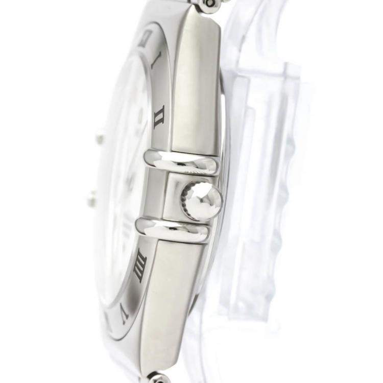 Pre Owned Omega MOP Stainless Steel Constellation Ruby LTD Edition 1516.76 Men's Wristwatch 36 mm