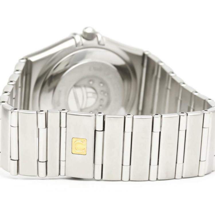 Pre Owned Omega MOP Stainless Steel Constellation Ruby LTD Edition 1516.76 Men's Wristwatch 36 mm