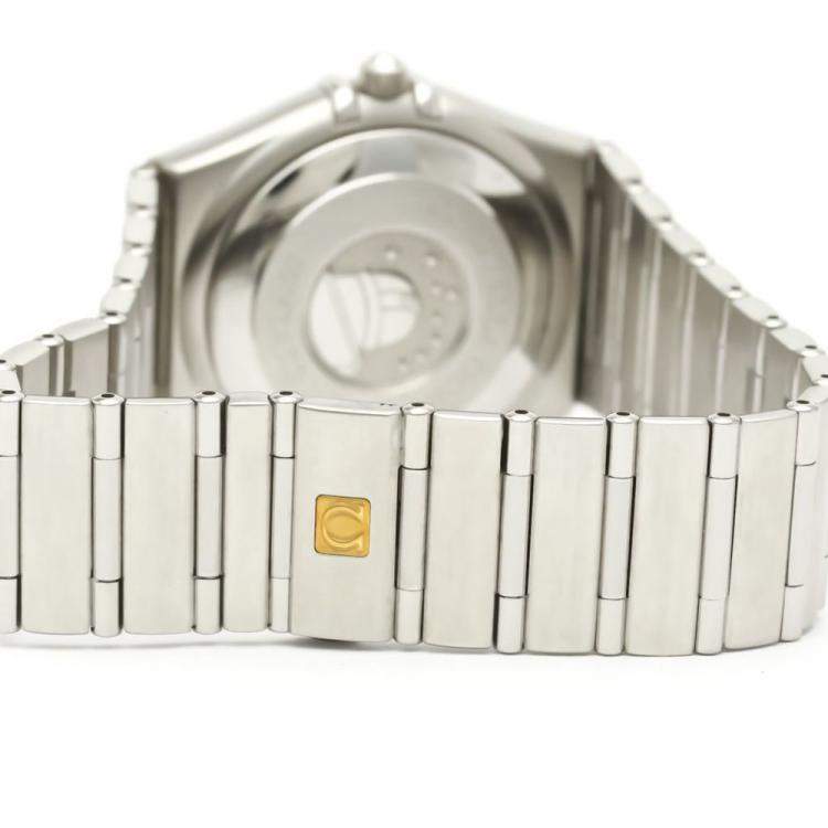 Pre Owned Omega Silver Stainless Steel Constellation 1504.35 Automatic Men's Wristwatch 40 mm