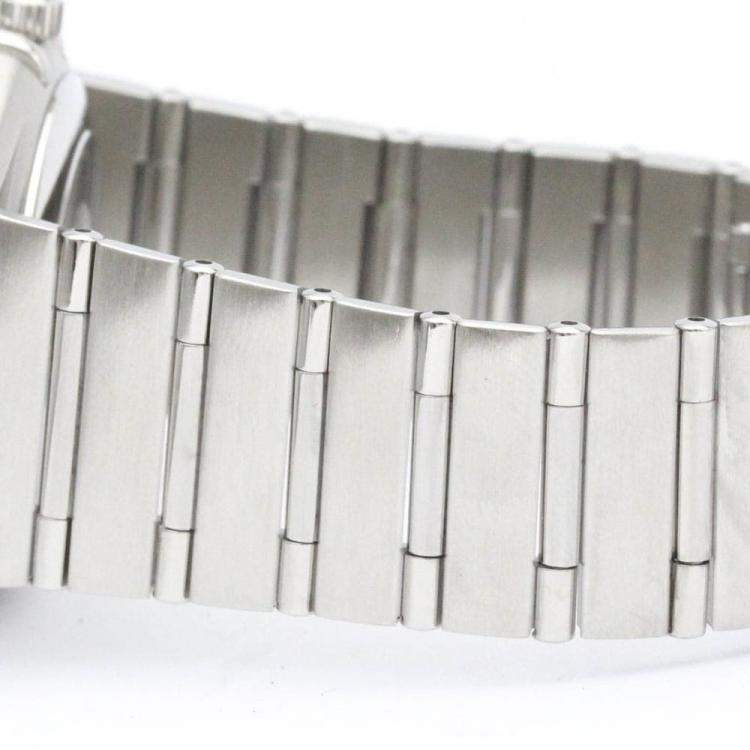 Pre Owned Omega Grey Stainless Steel Constellation 1502.40 Automatic Men's Wristwatch 35 mm