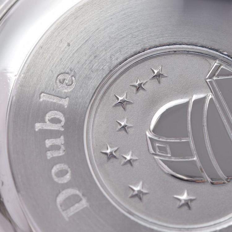 Pre Owned Omega Black Stainless Steel Constellation 1531.51 Men's Wristwatch 37 mm