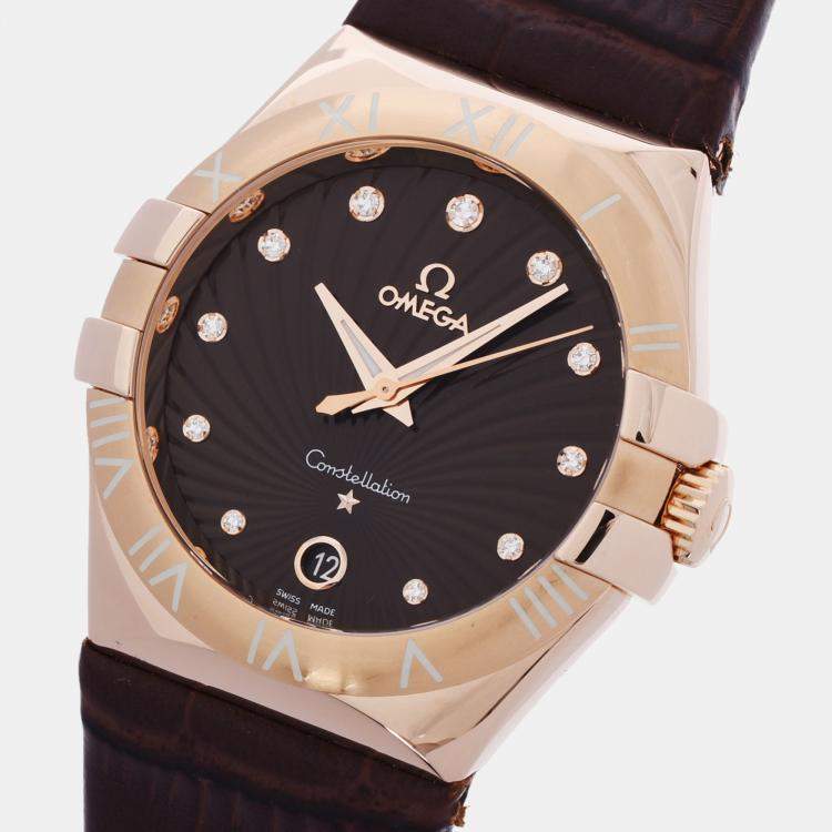 Omega Men's Constellation Rose Gold Watch