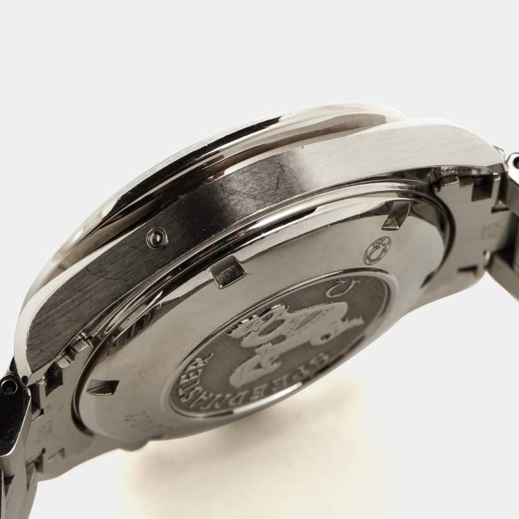 Pre Owned Omega Black Stainless Steel Speedmaster Date/Day-Date Chronograph 3220.50.00 Men's Wristwatch 40 mm
