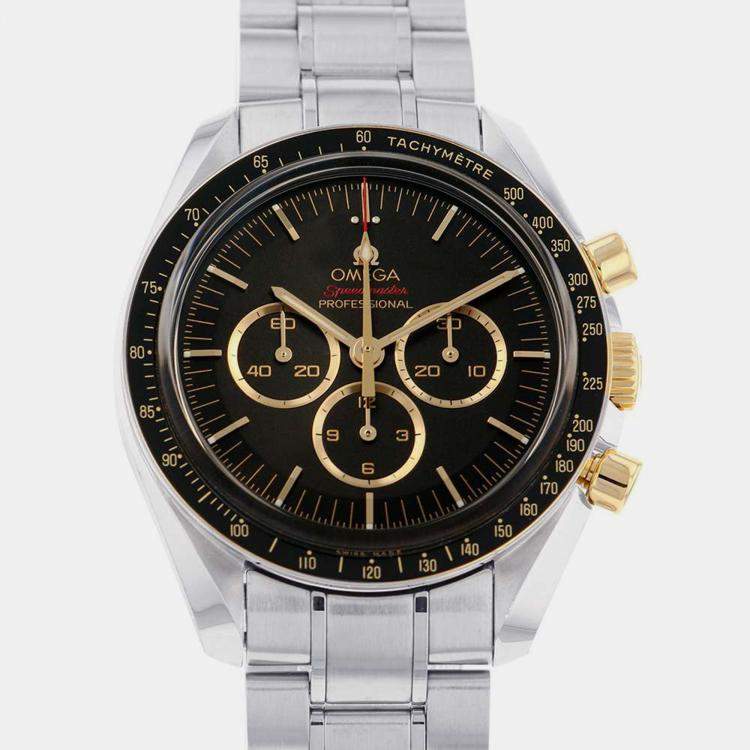 Omega speedmaster 2024 black and yellow