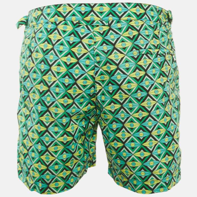 Pre Owned Orlebar Brown + Emilio Pucci Multicolour Synthetic Bulldog Shorts L