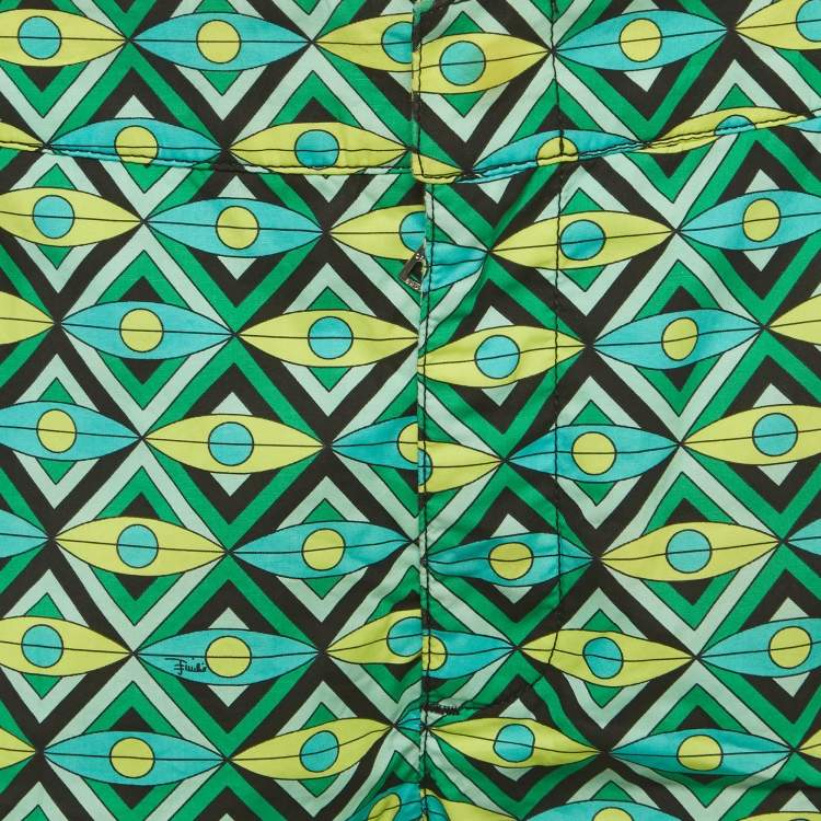 Pre Owned Orlebar Brown + Emilio Pucci Multicolour Synthetic Bulldog Shorts L