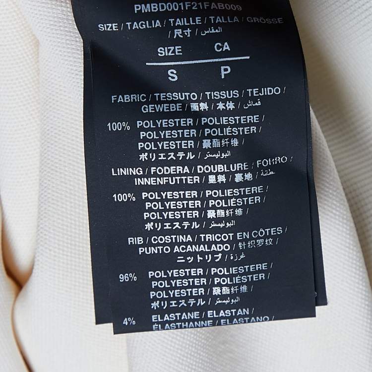 Pre Owned Palm Angels x Missoni Cream Zip Up Track Jacket S 