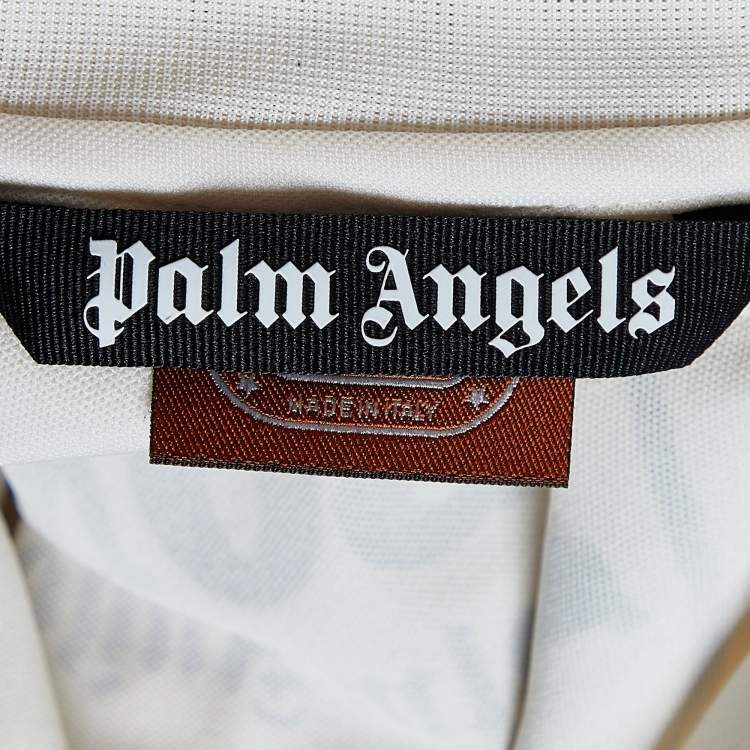 Pre Owned Palm Angels x Missoni Cream Zip Up Track Jacket S 