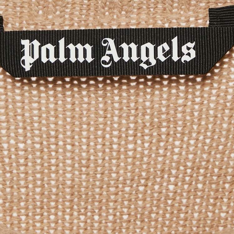 Pre Owned Palm Angels Dark Beige Wool Jumper M