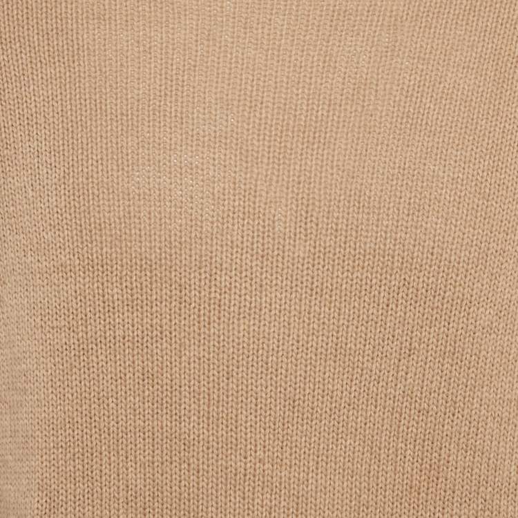 Pre Owned Palm Angels Dark Beige Wool Jumper M