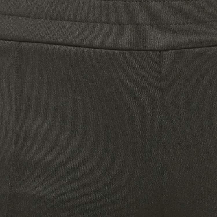 Pre Owned Palm Angels Black Logo Print Crepe Sweatpants XS 
