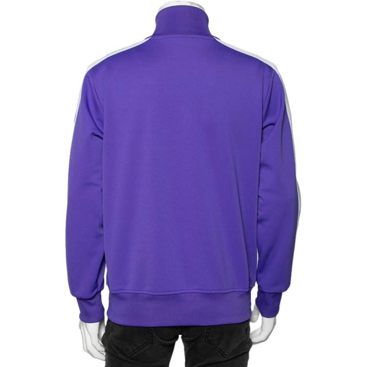 Pre Owned Palm Angels Purple Jersey Track Jacket XL