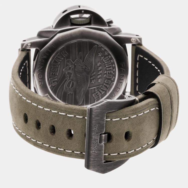 Pre Owned Panerai Luminor Navy Seals PAM 1409 Automatic Men's Wristwatch 44MM