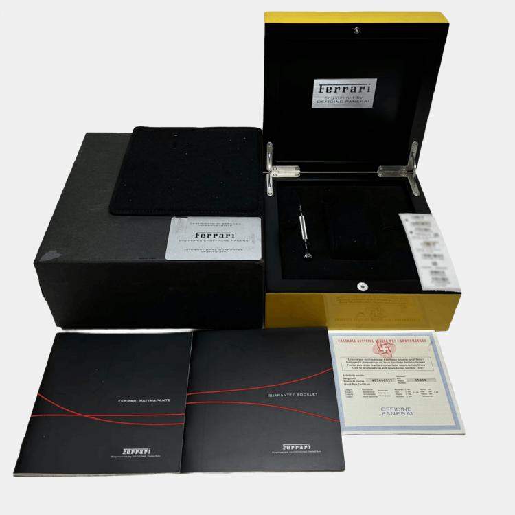 Pre Owned Pre-Owned Panerai Ferrari Scuderia Rattrapante FER00010