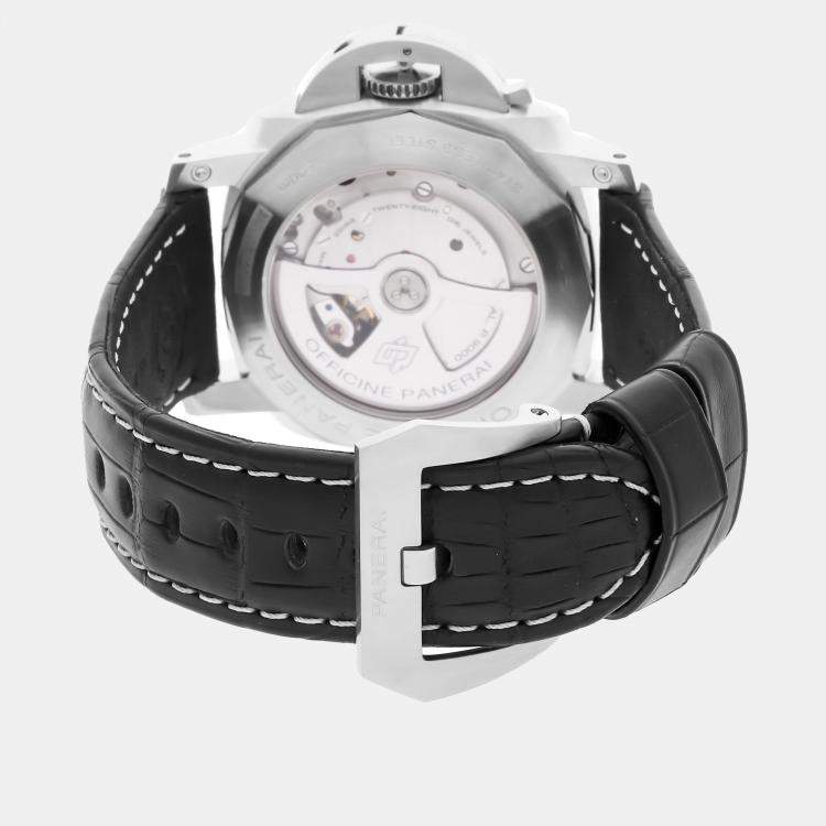 Pre Owned Panerai Luminor Marina 1950 3 Days PAM312 Automatic Stainless Steel Black Dial Men's Wristwatch 44mm