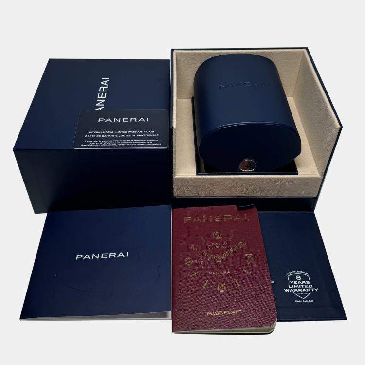 Pre Owned Panerai Luminor Quaranta PAM01370 Automatic Blue Stainless Steel Men’s Wristwatch 40mm