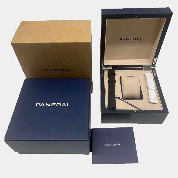 Pre Owned Panerai Submersible S Brabus Limited Edition PAM01403 Automatic Black Titanium Men’s Wristwatch 47mm