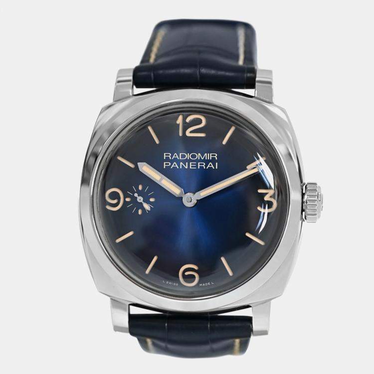 Pre Owned Panerai Radiomir PAM00932 Manual Winding Stainless Steel Men's Wristwatch 47 mm