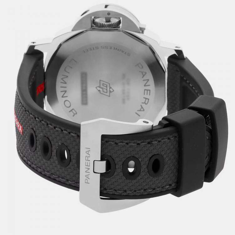 Pre Owned Pre-Owned Panerai Luminor Luna Rossa PAM 1342 Manual Winding Men's Watch 44 mm