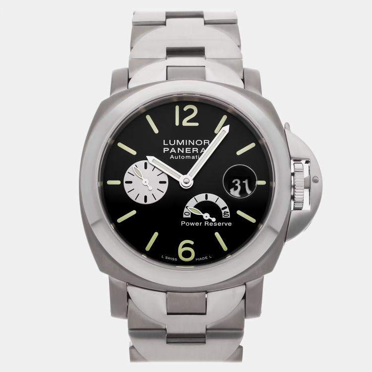 Pre Owned Pre-Owned Panerai Luminor Power Reserve PAM 124 Automatic Men's Watch44 mm