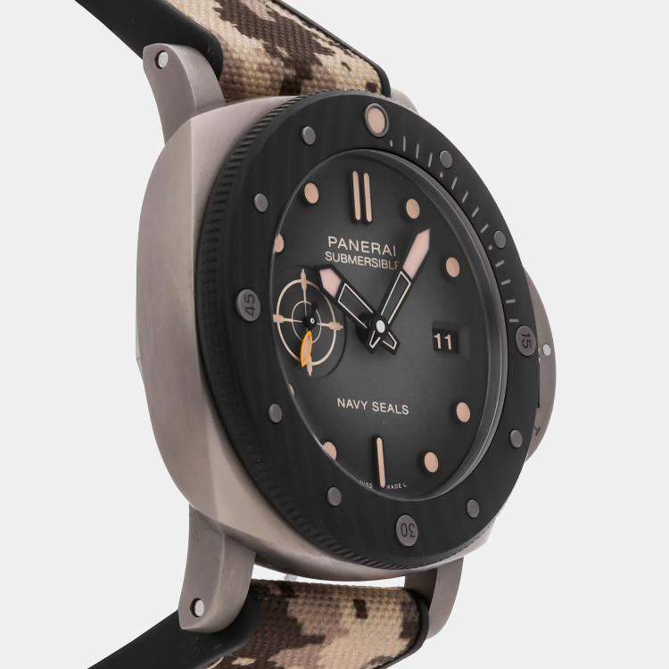 Pre Owned Pre-Owned Panerai Submersible Navy SEALs Boutique Exclusive PAM 1669