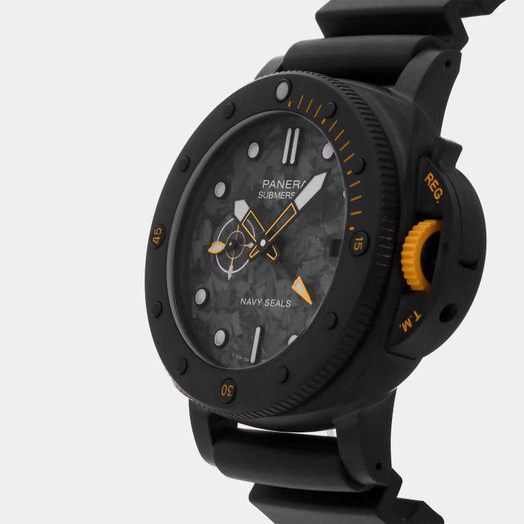 Pre Owned Pre-Owned Panerai Submersible GMT Navy SEALs PAM 1324 44 mm