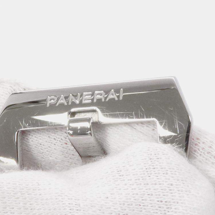 Pre Owned Panerai Luminor Marina PAM00510 Manual Winding Black Stainless Steel Men's Wristwatch 44 mm