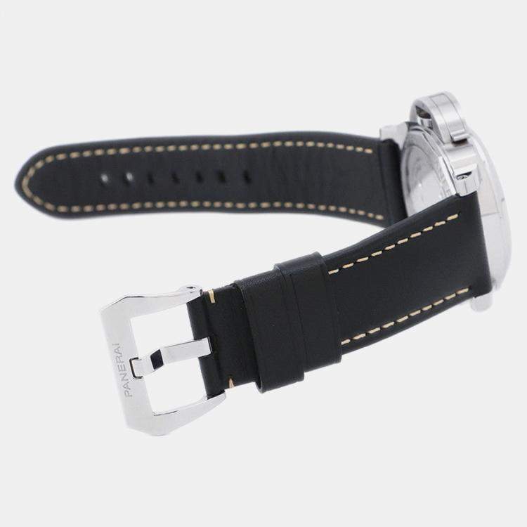 Pre Owned Panerai Luminor Marina PAM00510 Manual Winding Black Stainless Steel Men's Wristwatch 44 mm