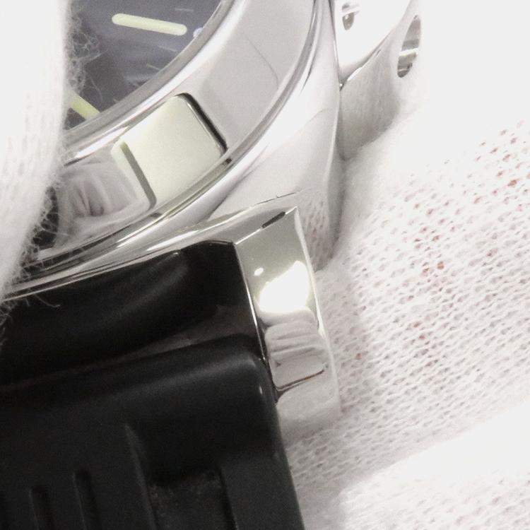 Pre Owned Panerai Luminor PAM01088 Automatic Black Stainless Steel Men's Wristwatch 44 mm