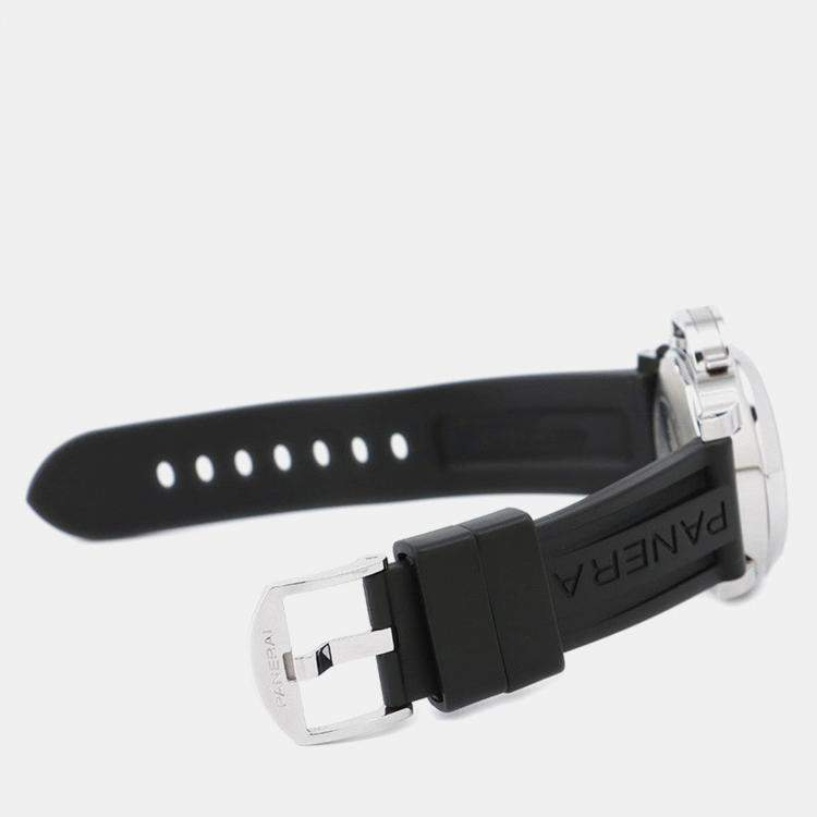 Pre Owned Panerai Luminor PAM01088 Automatic Black Stainless Steel Men's Wristwatch 44 mm