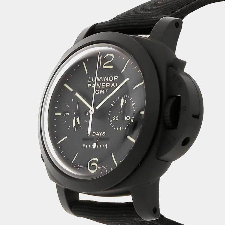 Pre Owned Pre-Owned Panerai Luminor 1950 Chrono Monopulsante 8 Days GMT PAM 317