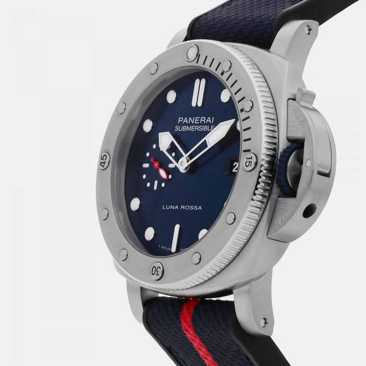 Pre Owned Pre-Owned Panerai Submersible QuarantaQuattro Luna Rossa PAM 1391