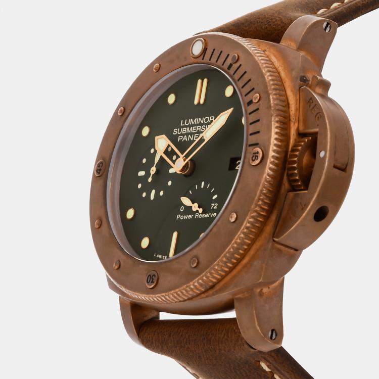 Pre Owned Pre-Owned Panerai Luminor Submersible 1950 3 Days Power Reserve Bronzo PAM 507 Automatic 47 mm