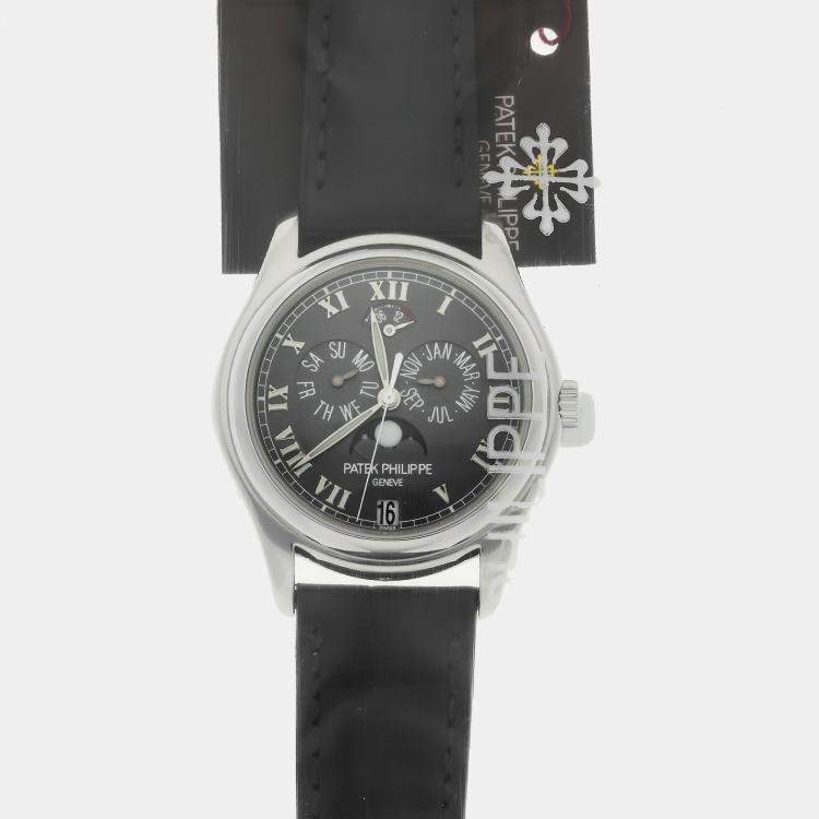 Pre Owned Patek Philippe Complications Annual Calendar 5056P-001 Automatic Men's Wristwatch 37MM